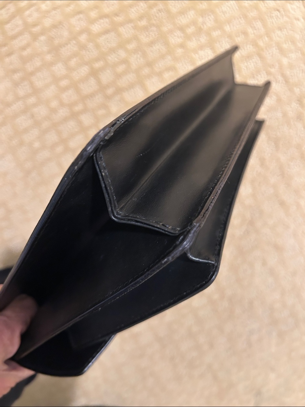 Louis Vuitton Monceau Black Epi Leather Crossbody Hand Bag- Excellent! - Picture 9 of 14